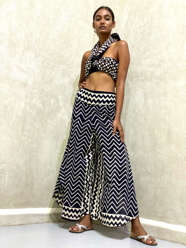 TROUSERS - CANNES - BLACK