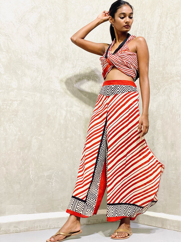 TROUSERS - CANNES - RED