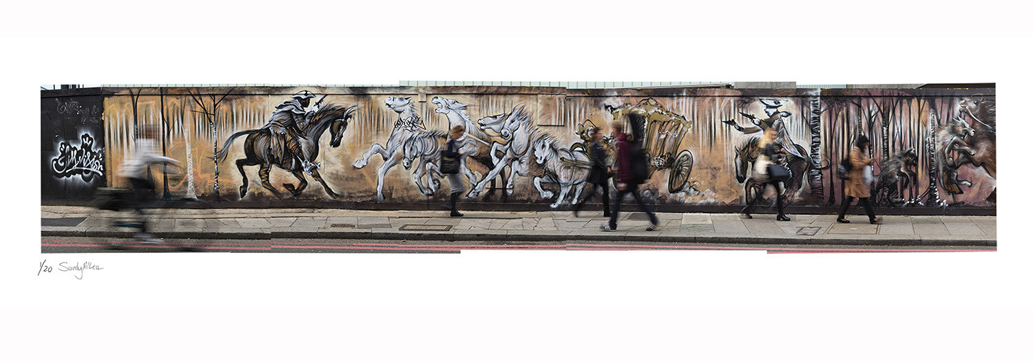 Painted Street - The Hold-Up | Sandy Mclea | Ltd Ed (10) Painted Street - The Hold-Up | Sandy Mclea | Ltd Ed (10)