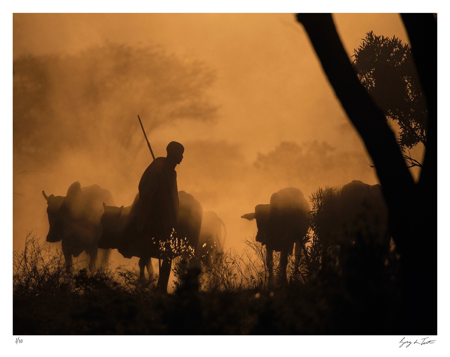 Tribal Heritance - Maasai Shepherd | Ed 10 | Greg Du Toit Tribal Heritance - Maasai Shepherd | Ed 10 | Greg Du Toit