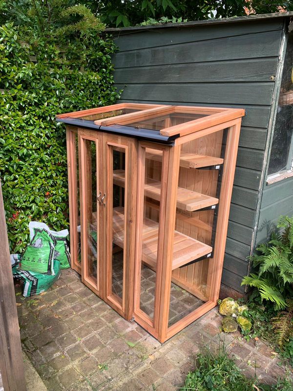 4ft x 2ft, 5ft Tall Cedar Coldframe