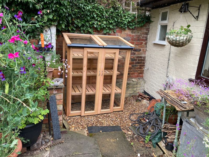 4ft x 2ft, 5ft Tall Cedar Coldframe
