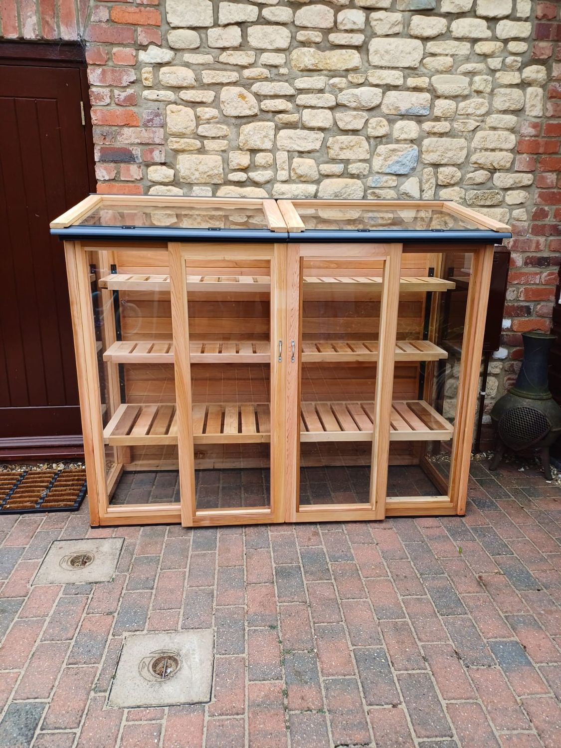 6ft x 2ft, 5ft Tall Cedar Coldframe