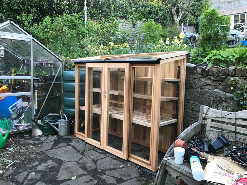 6ft x 2ft, 5ft Tall Cedar Coldframe