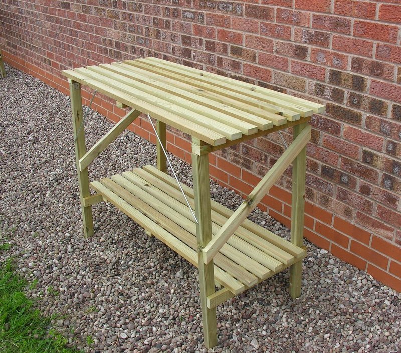 4ft Long x 21&quot; Wide Treated Folding Staging