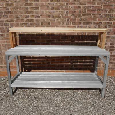 6ft Long x 10&quot; Wide High Level Cedar Staging (1785mm x 250mm) (TOP SHELF ONLY)