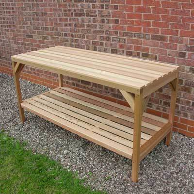 6ft Long x 30&quot; Wide Cedar Staging (1785mm x 760mm)