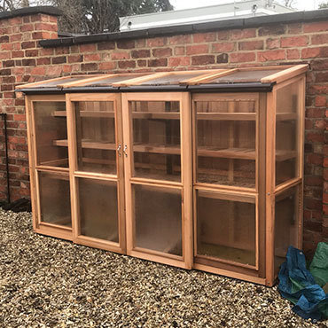 8ft x 2ft, 5ft Tall Cedar Coldframe