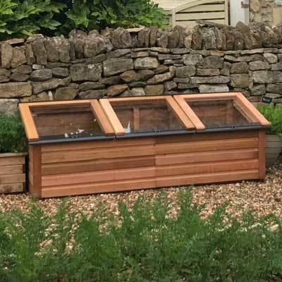 6ft x 2ft Cedar Coldframe