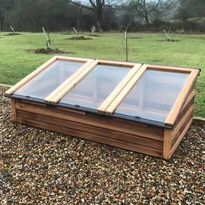 6ft x 3ft Cedar Coldframe