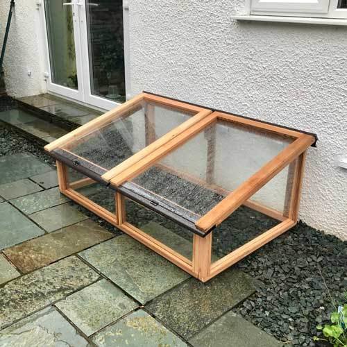 5ft x 3ft Fully Glazed Cedar Coldframe