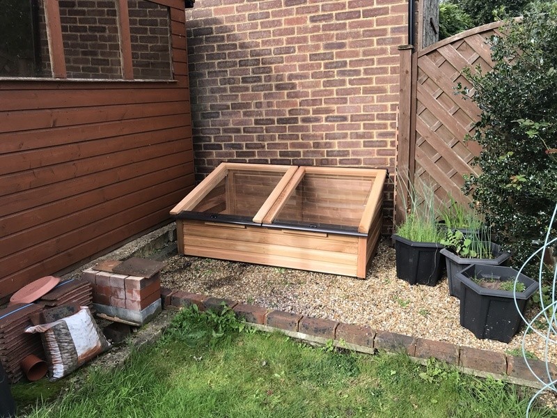 5ft x 3ft Cedar Coldframe