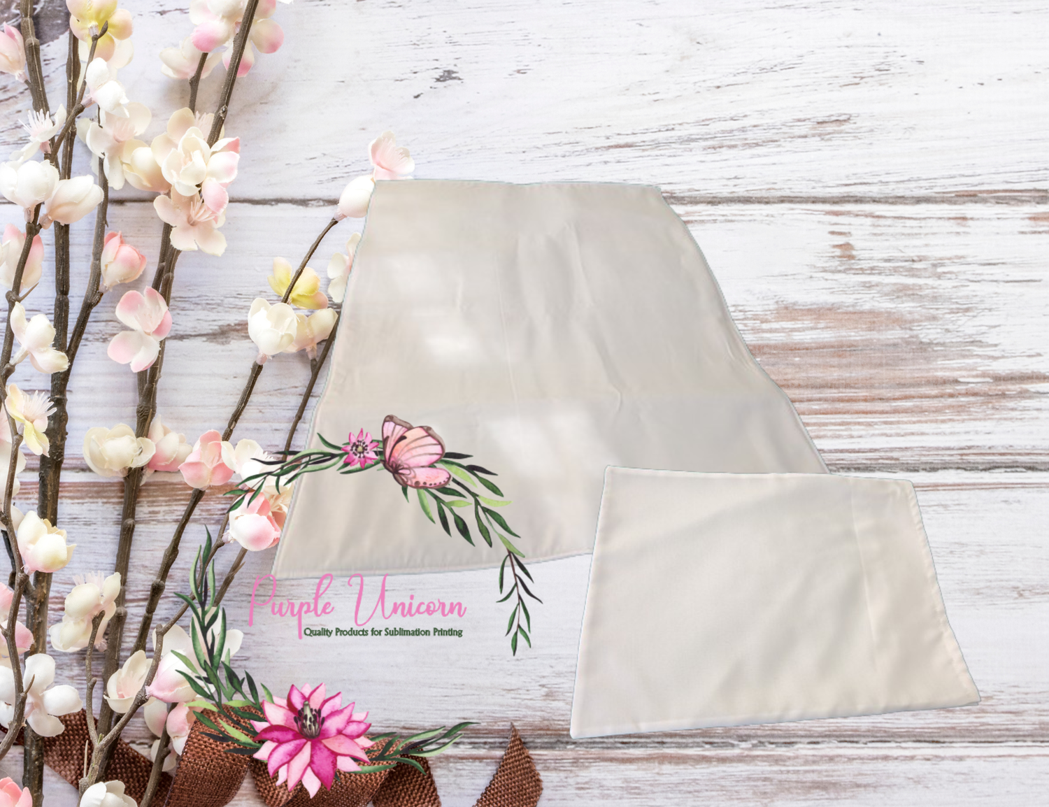 Blank Cot Comforter &amp; Pillowcase - Polycotton