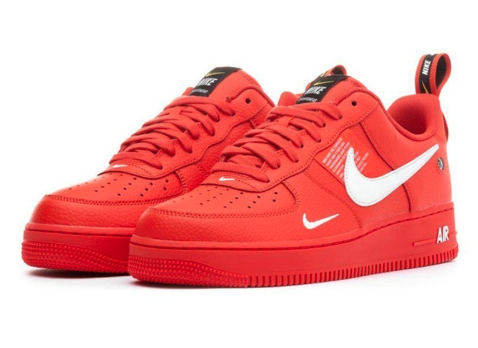 air force 1 red check