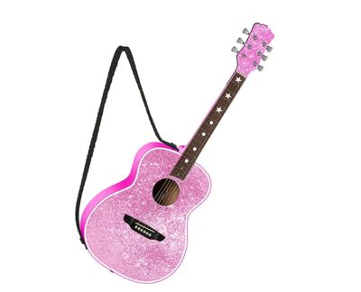 Glitter Guitar Orn
