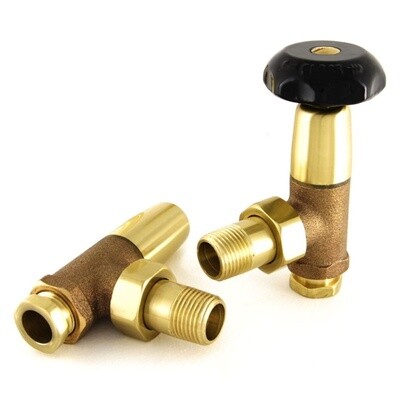 Aston Manual Angle Valve in Brass finish Aston Manual Angle Valve in Brass finish