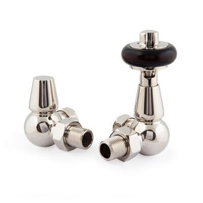 Traditional Enzo Thermostatic Corner Valve in Polished Nickel finish Traditional Enzo Thermostatic Corner Valve in Polished Nickel finish