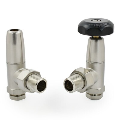 Aston Manual Angle Valve in Brushed Nickel finish