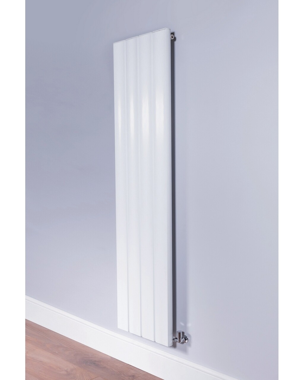 Moto Vertical Radiator, Please select size:: 1800mm High x 475mm Wide - 1338 Watts/4565 BTUs, Colour:: White RAL 9016