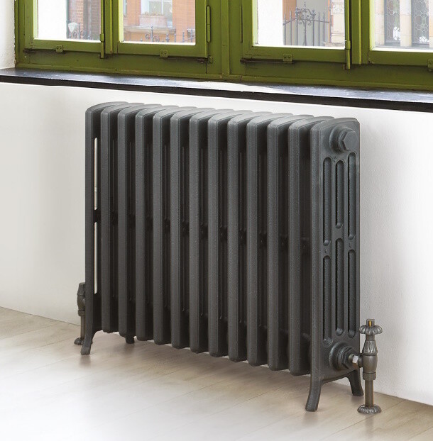 Ionic 4 Column Cast Iron Radiator - 760mm High