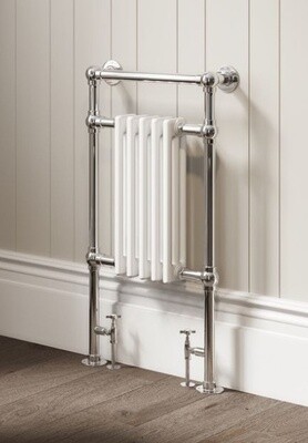 Twyford Traditional Towel Rail, Please select finish:: Chrome