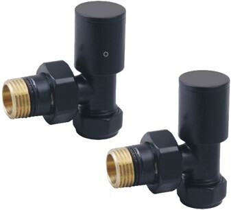 Essential Manual Angle Valve in Matt Black finish