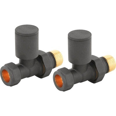 Essential Manual Straight Valve in Anthracite finish Essential Manual Straight Valve in Anthracite finish