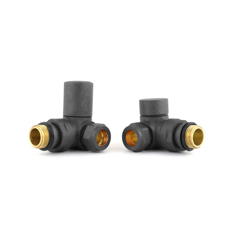 Essential Manual Corner Valve in Anthracite finish