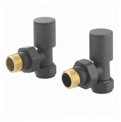 Essential Manual Angle Valve in Anthracite finish