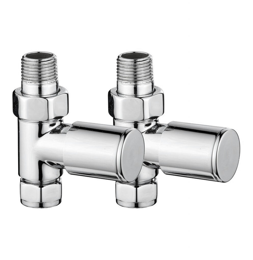 Essential Manual Straight Valve in Chrome finish