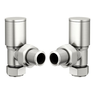 Essential Manual Angle Valve in Brushed Nickel finish Essential Manual Angle Valve in Brushed Nickel finish
