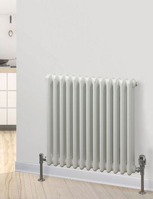 Fitzrovia 2 Column 500mm High x 622mm Wide - White