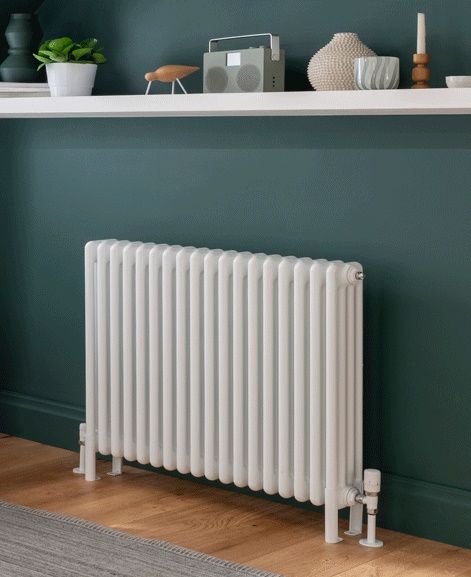 Cornel 4 Column 750mm High x 1781mm Wide - White