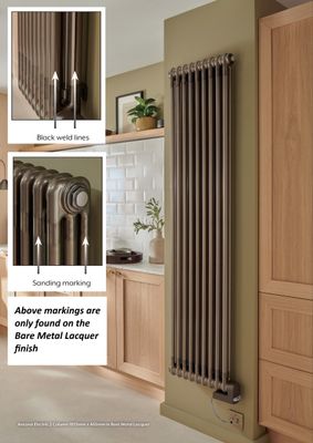 Ancona Electric Vertical Column Radiator