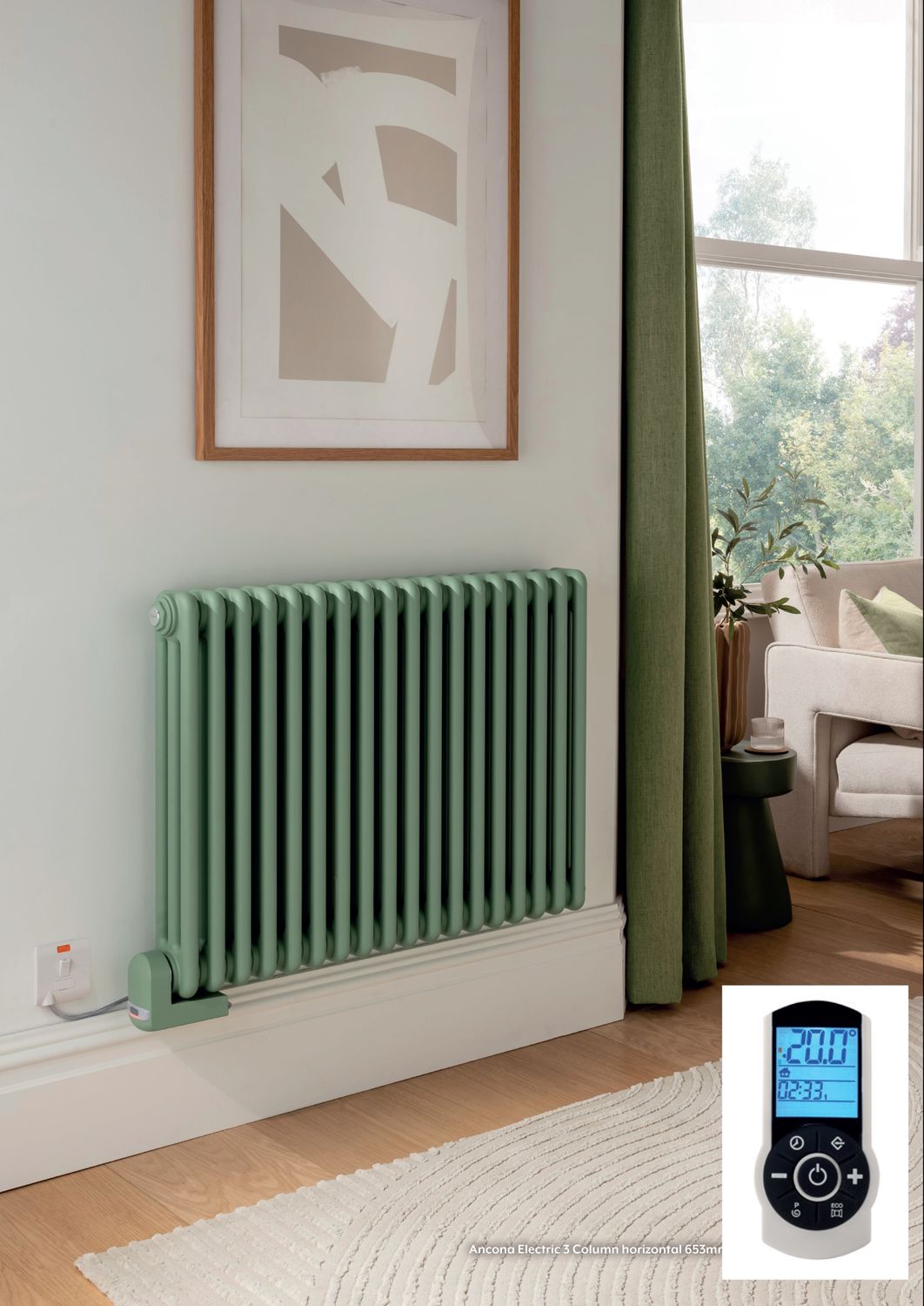Ancona Electric Horizontal Column Radiator