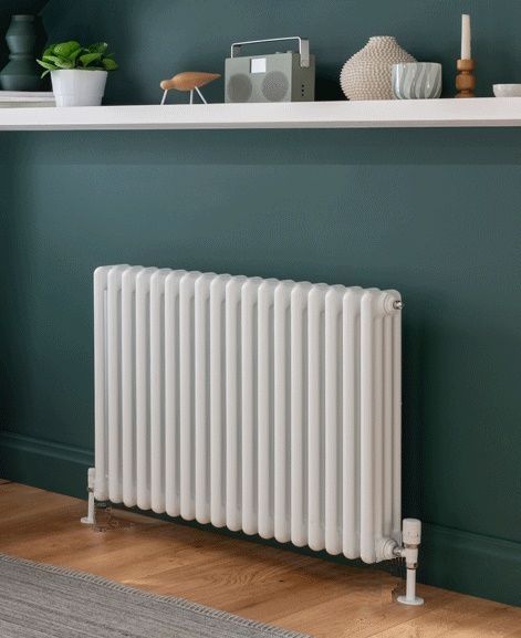 Cornel 4 Column 750mm High x 1781mm Wide - White