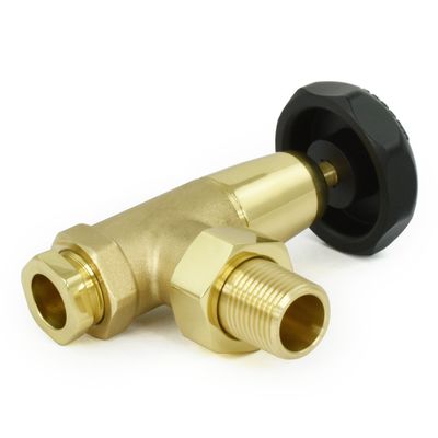 Aston Manual 1/2" Angle Valve in Polished Brass finish