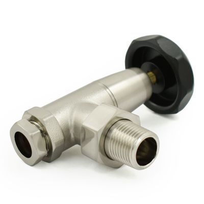 Aston Manual 1/2" Angle Valve in Brushed Nickel finish