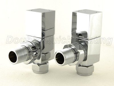 Essential Square Manual Angle Valve in Chrome finish Essential Square Manual Angle Valve in Chrome finish