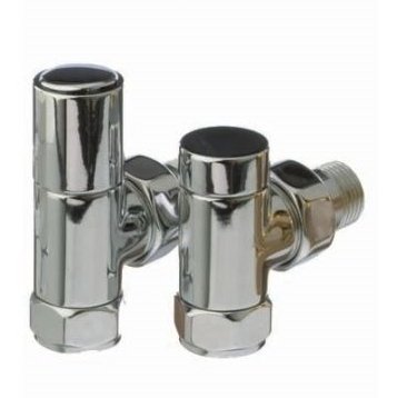 Cylinder Manual Angle Valve - Chrome