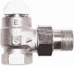 Herz Single Pipe Thermostatic Angle Body