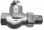 Herz Single Pipe Return Straight Valve