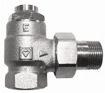 Herz Single Pipe Return Angle Valve