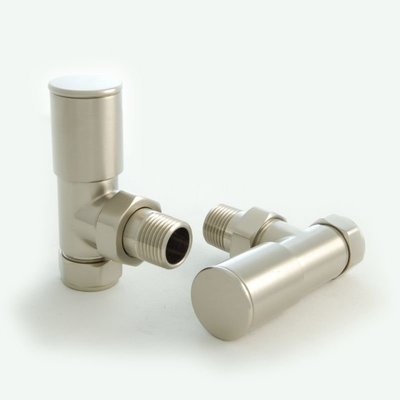 Essential Manual Angle Valve in Brushed Nickel finish Essential Manual Angle Valve in Brushed Nickel finish