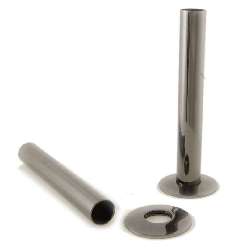 Pipe Sleeve Kit (130mm Long) - Black Chrome
