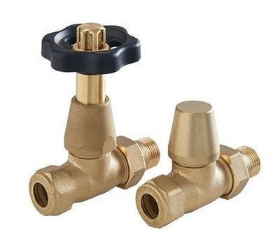 Shire TRV Straight Valve - Brass