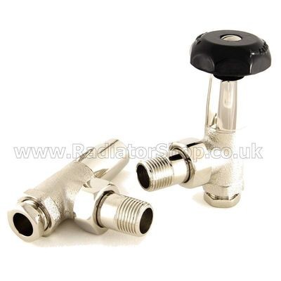 Aston Manual Angle Valve in Polished Nickel finish Aston Manual Angle Valve in Polished Nickel finish