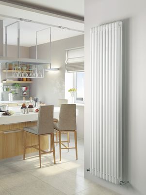 Fitzrovia Vertical Column Radiator in White