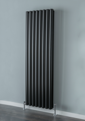 Tallis Double Vertical in Black RAL 9005