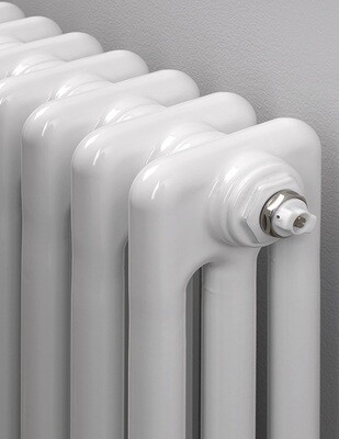 Fitzrovia Horizontal 4 Column Radiator in White